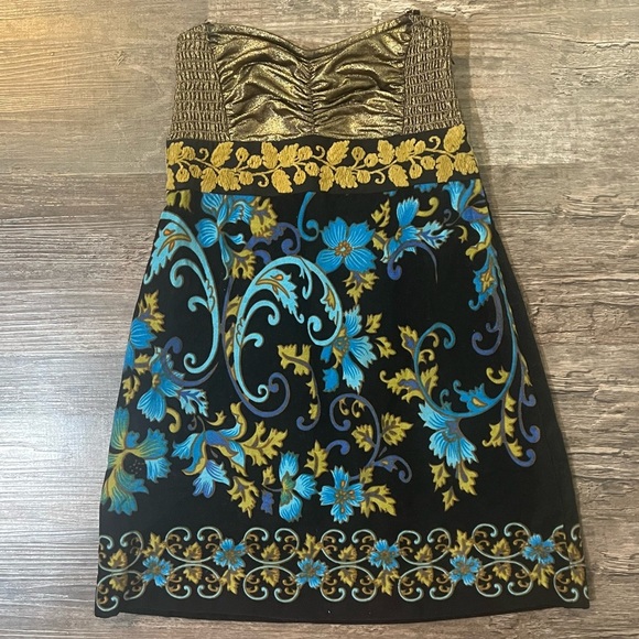 FINAL PRICE Vintage Free People Lost in Paradise Mini Dress - Picture 2 of 7